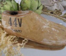 vintage wood child shoe form