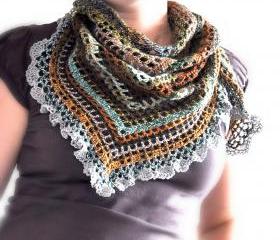 Triangular Crochet Shawl