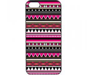 iphone 5 case--Aztec pattern, in black plastic hard case