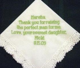 Mother of the Groom Hanky 8B