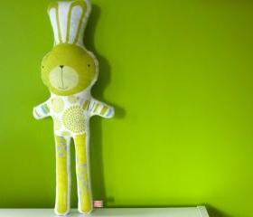 printed soft toy - Simao the rabbit