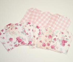 Floral Paper Tags - 20 tags