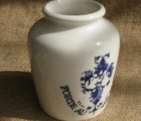 Vintage French Digoin Sarreguemines Grey Poupon Mustard Pot