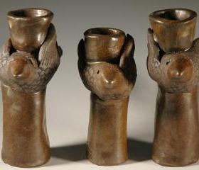 3 Birds Candlestick Holders