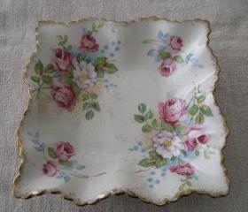  Vintage James Kent Ltd Longton Dish Ashtray 1950s