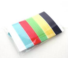 Fabric Hair Tie Set (5) - No Tug Hair Ties - No Crease Knotted Hair Bands - Elastic Ribbon Hair Accessories - Emi Jay Inspired Hair Ties 