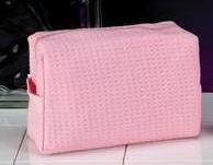 Personalized Wedding Gift -Waffel Weave Cosmetic Bag