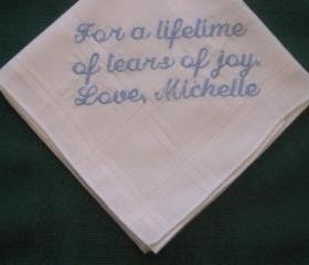 Wedding Hankie from Bride to Groom with Gift Box 94S