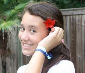 Fabric Hair Ties (5) - Emi Jay Like Hair Bands - Girls No Crease Ponytail - Sports Hair Tie - Knotted Elastic Ribbon Bracelets 