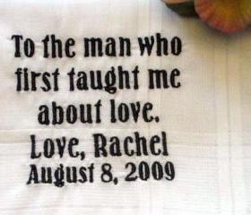 Father of the Bride hanky 4B with Gift Box