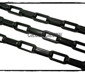  Black CHUNKY Chain Plastic Link Necklace Craft DIY 30 inch A73
