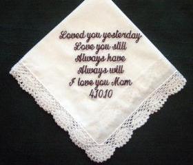 Wedding hanky perfect for any family member 26S