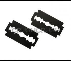  5pcs Black Razor Blade Acrylic Charms Pendants Gothic Punk Emo PND-388