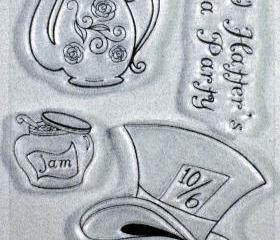 Alice in Wonderland's Mad Hatter's Party clear stamps