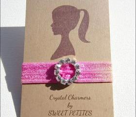 Tie Dye Hair Tie - Crystal Charmer - Rhinestone Embellishment - Mane Accessory