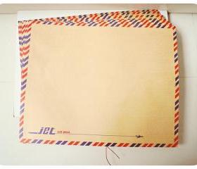 Brown Airmail Envelope