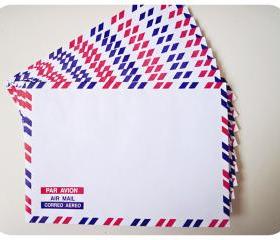 10 Airmail Envelopes 