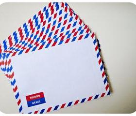 10 Airmail Envelopes 