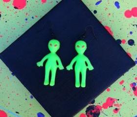 Rad Alien Earrings