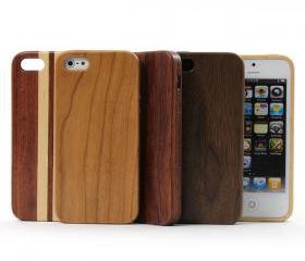 Fashion Snap-in Design Wood iPhone5 Case