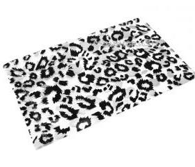  FREE SHIPPING -- 50pcs Clear and Black Leopard Animal Print Plastic Bags for Gifts Sexy G024
