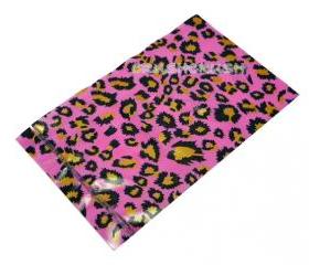  FREE SHIPPING -- 50pcs Pink Leopard Animal PrintPlastic Bags for Gifts Cute G23