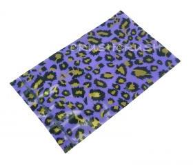  FREE SHIPPING -- 40pcs Purple And Gold Leopard Animal Print Plastic Bags for Gifts Cute G18