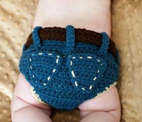 Denim Diaper Cover Crochet Pattern