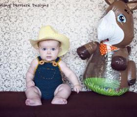 Crochet Cowboy Overalls Pattern