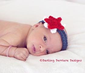 Crochet Star Headband Pattern