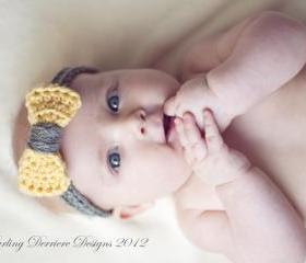 Crochet Bow Headband Pattern
