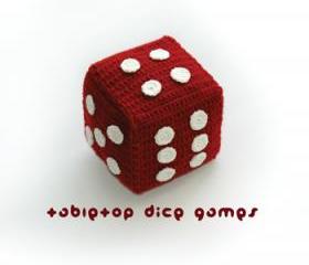 Tabletop Jingle Dice Games Crochet PATTERN, SYMBOL DIAGRAM (pdf)
