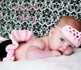 Princess Diaper Cover and Crown Crochet Pattern