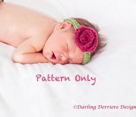 Rose Headband Crochet Pattern