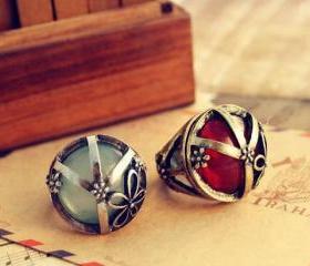 Retro Peace Rings 