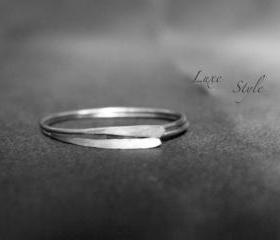 Hoop Earrings tiny hoop small open Sleep wear eco friendly Silver earrings handmade metal Jewelry Luxe Style
