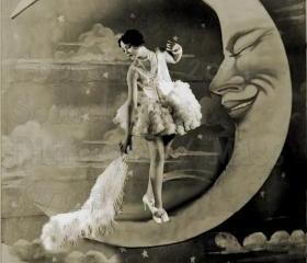 She Is Dusting The Moon