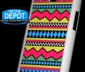 Samsung Galaxy S3 SIII Tribal Pattern Pastel Print Hard Case