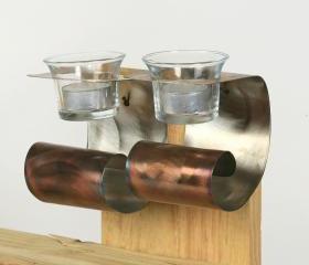  Stainless Steel Wall Votive Candle Holders (Discount When You Buy Two)