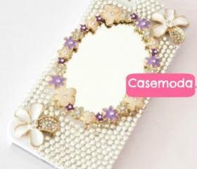 New Bling Crystal Sparkle Rhinestones Magic Mirror iPhone 5 Case