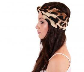 Leopard Turban Headband Earwarmer