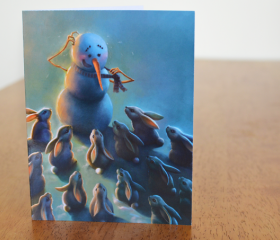 Snowman Holiday Card