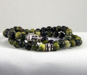 Yellow Turquiose Meditation Bracelet SET, Energy Bracelet, Yoga Bracelet, Free Shipping, Purifying Bracelet