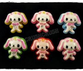  15pcs Cinnamoroll Dog Cartoon Sanrio Japanese Flat Back Cabochons F556