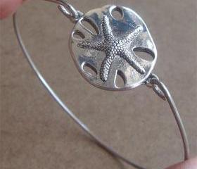 Star Fish Bangle Bracelet, Simple Everyday Jewelry, Elegant gift, Bridesmaid Gift, Bridal Wedding Jewelry