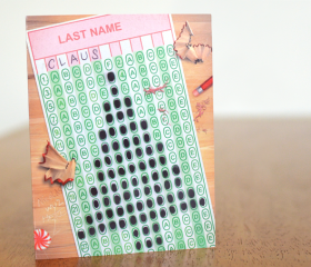 Funny Christmas Card ( 6 Card Set )