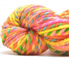 Super bulky rainbow yarn in handpainted merino wool - 40 yards, 2.2 ounces/ 61 grams