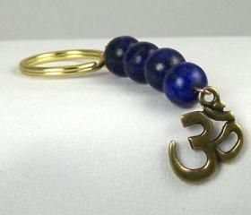 Acceptance Lapis Ohm Energy Keychain, Great Gift Ideas