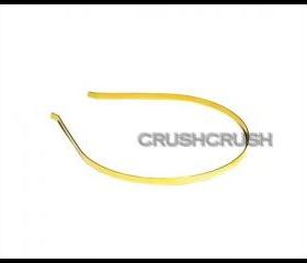  12pcs 3mm Gold Metal headband with BENT END Wholesale lot H21