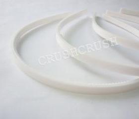  12pcs 6mm White Plastic headbands With TEETH . Wholesale lot